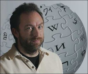 （图）维基百科创始人威尔士