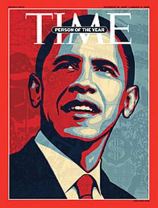 杂志封面奥巴马